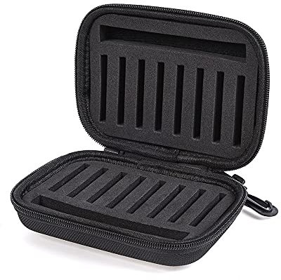 GudGmtoy Fishing Lures Bag EVA Wallet Case Wrap Oxford Fabric Fly Fishing Box Spinner Container Fly Fish Hook Pouch Fishing Tackle Storage Bag for Outdoor Fish Enthusiast