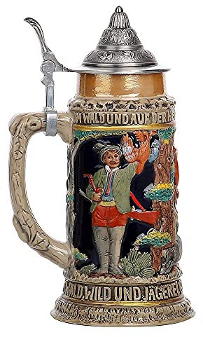 0.6 litre Chope Bière Allemande German Beer stein Bavière Munich Mug Oktoberfest bière chope allemand aigle coffret souvenir cadeau fête des pères,