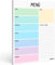 PACKLIST® Planificador Comidas Semanal y Lista de la Compra, Planificador Menú Semanal. Papel A4/100gr Pizarra Control Diario de Alimentos, Pérdida de Peso