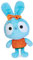 Brave Bunnies Boo Plüschtier, 16cm große Stofftierfigur, Spielzeug für Kinder ab 3 Jahren