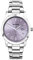 SEKONDA Taylor Ladies 34mm Quartz Watch in Lilac with Analogue Date Display, and Silver Stainless Steel Strap 40400