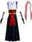 SK8 The Infinity Cherry Blossom Tops und Kendo Pants und Joe Cosplay Kostüm Full Set Anime Halloween Karneval Outfit mit Perücke
