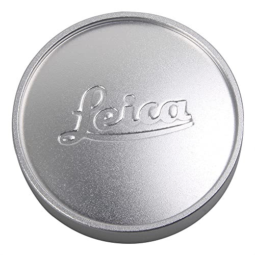 eTone Objektivdeckel aus Metall für Leica E43 50 mm f: 1,4 V2 Summilux Schwarz oder Silber (Silber)