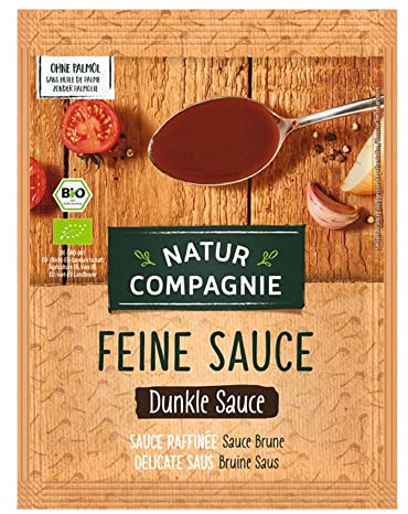 Natur Compagnie Feine Sauce, Dunkle Sauce, 21g (84)