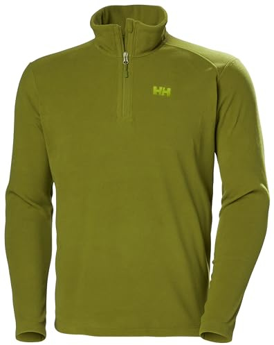 Helly Hansen Men's Daybreaker 1/2 Zip Fleece, Olive Green, XL