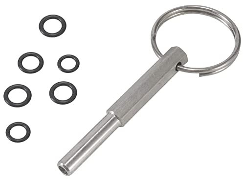 Llave Para Sacar Cabeza Oval,Llave De Punta Ovalada,Ovalada Broca Llave,Reparación Herramientas De Seguridad Cafeteras Con 6 Anillos De Goma,Para Reparación Y Uso De Máquina De Café Jura Krups Aeg