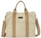 VASCHY Tote Bag,Borsa Donna Grande Borse Università Donna Borsa a Tracolla Donna Elegante 13L Capacità Shopping Bag Donna Borsa Mare Viaggio Lavoro Ufficio Scuola Khaki