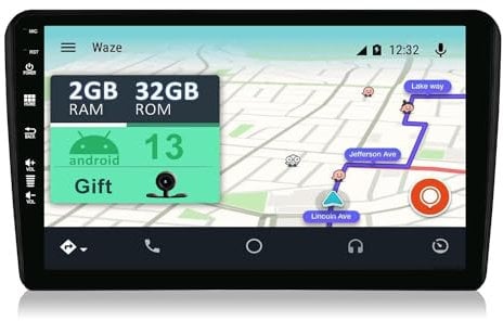 YUNTX Android 13 Autoradio con navi para Audi A3 8P/8PA (2003-2013)-Cámara Trasera-9 Pulgada Pantalla-Dab/Bluetooth 5.0/Control del Volante/USB/WiFi/4G/MirrorLink/CarPlay/Android Auto/GPS