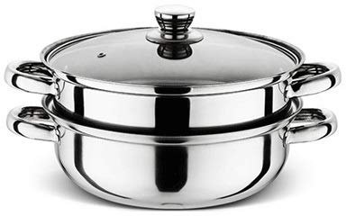 Cooking Saucepan Pans Kitchen Single Bottom Induction Gas Universal Boilers Brew Cookware Double Handle Pan Universal (Color : Double Layer)