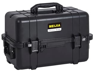 MEIJIA Portable All Weather IP67 Waterproof Protective Hard Case, Camera Case,Dry Case with Customizable Foam,Fit Use of Drones, Camera,Equipments, 20.87 ”x12.72”x12.76”,Elegant Black