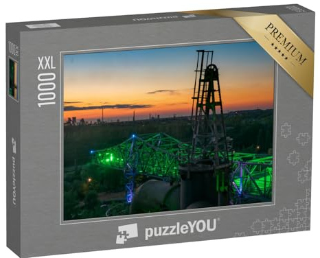 Puzzle 1000 Teile XXL „Stahlhütte bei Duisburg, Ruhrgebiet, Nordrhein-Westfalen“