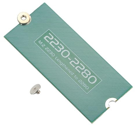 sourcing map M2+ M.2 NGFF/NVME Length Extend Adapter 2230-2280 Only SSD Extension Bracket Card Plate PCB Board for PC Computer Case