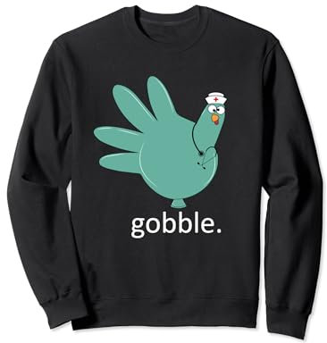 Gant de toilette en forme de dinde pour infirmière Sweatshirt
