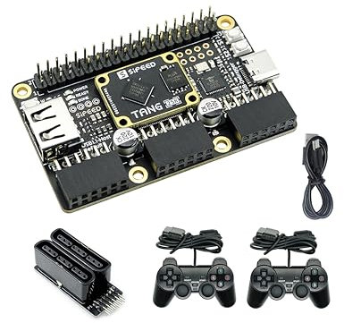 Sipeed Tang Primer 25K GW5A FPGA Entwicklungsboard, Linux RISCV Single Board Computer, mit MIPI 2.5Gbps Ethernet PMOD Port für FPGA Ausbildung, unterstützt SDRAM HDMI Kamera Module (Game Bundle)