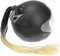 Whakano Motorrad Helm ZöPfe Abnehmbarer,Gradient Motorräder Helm Dekorieren Perücke mit Saugnapf,Motorradhelm Braids,Geflochtener Pferdeschwanz Haarschmuck,für Motorrad Fahrrad,Schwarz Beige