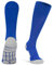 DECOVICI Fußball Socken 1 Paar, Fussball Socken Kinder Männer 30-47, Kniehohe Fußballstutzen für Jungen Mädchen Lange Sportsocken für Rugby Basketball Hockey Laufen Training(40-44,Blau)