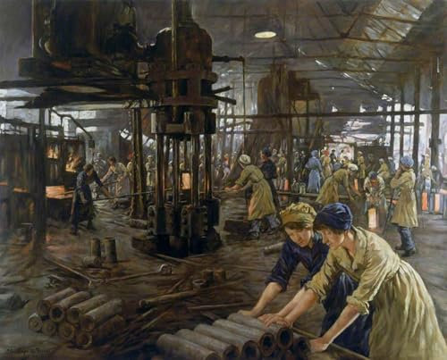 DQCJIYIGL Bekannt Poster Wandbilder Dekoration Wandbild Die Munition Girls von Stanhope Alexander Forbes Leinwand Drucke für Wanddekoration 60x90cm