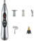 Pen de acupuntura electrónica 9 engranajes USB recargable pluma de acupuntura para alivio del dolor pluma vibratoria con 5 cabezas de masaje para la gente dolor de alivio