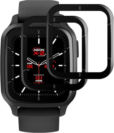 IQShield Verre Trempé pour Garmin Venu Sq 2/Sq 2 Music, Haut Définition Protection écran, Vitre Protection de Anti Rayures, 3D Couverture Complète, Sensible au Toucher, Sans Bulles- 2 Pièces