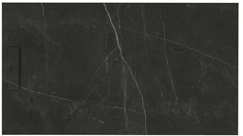 SIENA - Receveur de douche 160x90cm Marquina - Antidérapant - Résistant & design - Disponible en plusieurs dimensions et coloris