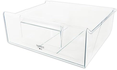 SPARES2GO Top Upper Middle Drawer for Electrolux CI1202 ENG ENN EUG EUN FI18 FI22 Fridge Freezer Container Box