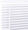 Ev Dekor PVC Venetian Blinds for Windows Treatment Shutters 25mm Slats Complete Child Safe Fittings Long Drop – Easy Fit Trimmable Window Venetian Blind White W165cm x L213cm