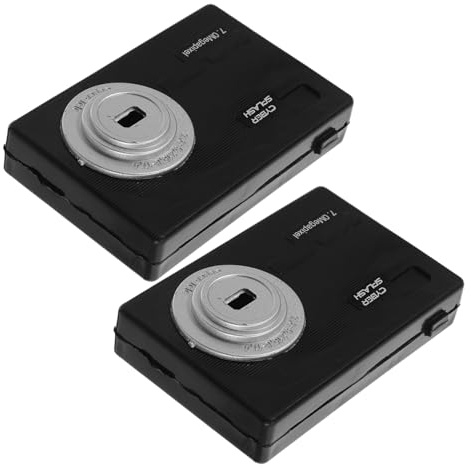 FRCOLOR 2 Stück Wassersprühkamera Wasserspielzeug für Kinder Streich Minikamera Kniffliges Spielzeug Simulationskamera für Party Desktop Dekoration Schwarz