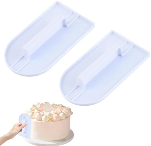 2-Piece Fondant Smoother Kit for Professional Cake Decorating, Achieve Flawless Icing Finish for Home Bakers and Professional Chefs