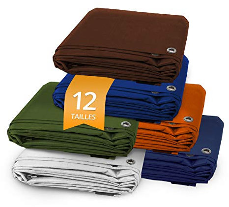 Casa Pura® - Telo di protezione in polietilene, impermeabile ad alta densità, 140 g/m², telo impermeabile e ai raggi UV, colore: verde, ca. 1,5 x 6 m