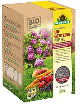 Neudorff UrgesteinsMehl 2,5 Kg mit Mineralen und Spurenelementen zur Bodenverbesserung 2,38 EUR/1 Kg