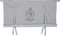 Scheibengardine Raff Gardine Raffrollo Vorhang 'Antique' 140 x 120 cm (BxH) Sand/leinenfarben mit Aufdruck Baumwolle Landhaus Shabby French Vintage Retro Antik Nostalgie