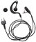 vhbw Oreillette Compatible avec Icom IC-4088SR, IC-A15, IC-A15S, IC-E90, IC-F22SR, IC-F25SR, IC-F4029-SDR, IC-U82, IC-V82, IC-V85 Radio Talkie-walkie