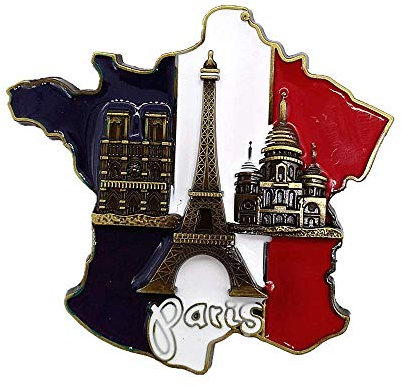 Eiffelturm Paris Frankreich 3D Metall Kühlschrankmagnet Home & Kitchen Dekoration Magnetaufkleber Paris Frankreich Kühlschrankmagnet Tourist Souvenir Geschenk