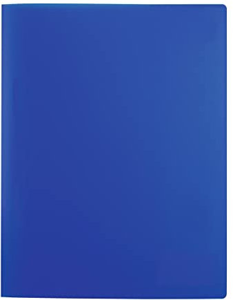HERMA 19493 Schnellhefter A4 Transluzent Blau, 3 Stück, Sichthefter aus Kunststoff mit Beschriftungsetikett, Einstecktasche & Metallheftzunge, stabiles Plastik Schnellhefter Set für Schule & Büro
