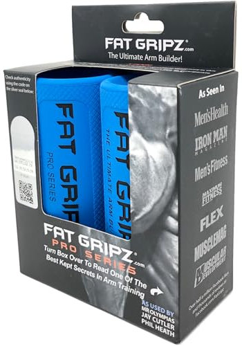 Fat Gripz Pro - starker bizeps und armmuskulatur, die einfache und schnelle Art (außendurchmesser 5,7cm) - Dicke hantelgriffe