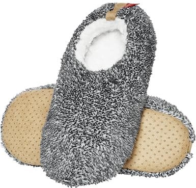 soxo Grigio Ciabatte Uomo Estive Pantofole Uomo Invernali Ciabatta Ospiti Casa 43/44 Grigio Chiaro