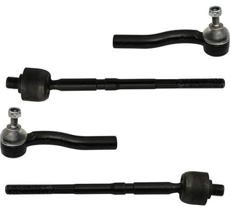 2x Axialgelenk 2x Spurstangenkopf Vorderachse für Fiat Panda 169