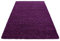 Exquisiter Hochflor-Teppich - Weich, Flauschig und Pflegeleicht, Rundes Design für EIN Gemütliches Wohnzimmer Ambiente, Premium Shaggy Flokati Teppich, Größe:100 x 200 cm, Farbe:Lila