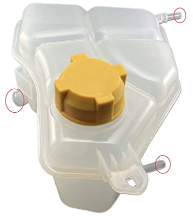 Star 2614 - Vaschetta Serbatoio Acqua Radiatore completa di TAPPO compatibile con FORD Fiesta V Fusion // Rif. Originale: 1221053 *** VERSIONE 3 TUBI ***