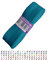 Sandras-Bastelladen Schrägband/Einfassband Baumwolle Uni gefalzt 3m x 20mm 377-Petrol