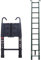 Folding Aluminum Telescopic Ladder Extension with Detachable Roof Hook EN131 Certificate Max Load 150kg/330lb with Detachable Roof Hook 3.2m/10.5FT New