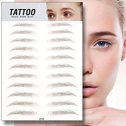 4D Haarähnliche Authentische Augenbrauen Augenbrauen Aufkleber, Tattoo Augenbrauen, Hair-Like Authentic Eyebrows, Imitation Ecological Semi Permanen, Shaping Brow Falsche Augenbrauen