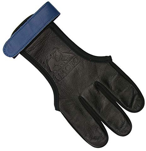 elToro Prisma I - Schießhandschuh - Farbe: Dunkelblau - Größe: M; Zubehör Bogenschießen, Pfeil und Bogen, Bogensport, Handschuh