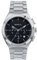 Breil Uhr Herren Bend Ziffernblatt SCHWARZ Bewegung Chrono Quartz e Bracelet Stahl Silber TW1906