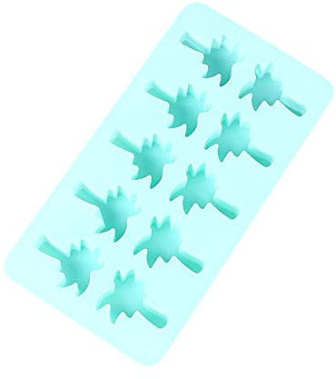 Wzxhew Cactus Ice Cube Tray Food Grade Silicone Mold For Chocolate Candy Cookie Fondant Mini Soap Baking Bath Bomb Candle Small Silicone Tray (D, One Size)