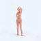 ZEDACAKAI Figurine 1/43 - Modèle de beauté décontracté en résine - Jeune homme - Belle fille - Kit de garage miniature à colorier - No9