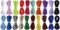 ZHFMLY Assorted-Color Elastic Beaded Cords 2mm 2/25 inch Elastic Cord String for Bracelets,Small Bungee Shock Cord for DIY Crafts, Beading and Sewing 300ft(ZH168)