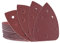 Irfora Lot de 40 feuilles de papier abrasif à 6 trous 140 x 100 mm