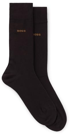 BOSS Herren 2P RS Uni CC Zweierpack Business-Socken aus kompakter, softer Baumwolle