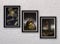 Set mit 3 schwarzen Vintage-Gemälde-Kunstdrucken von Francisco Goya, 3 x A3-Poster, Triptychon, gerollt in Röhren, Camilla's Gallery Set mit 3 Triptychon, dreifach gespannt, mehrteiliges Wandbild,